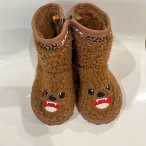 GAP x Star Wars Chewbacca slipper boots toddler 8